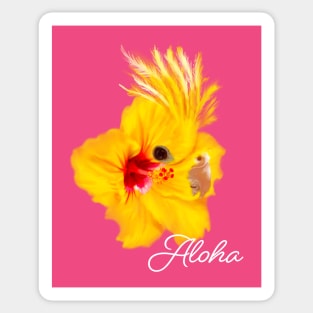 Aloha Cockatiel Sticker